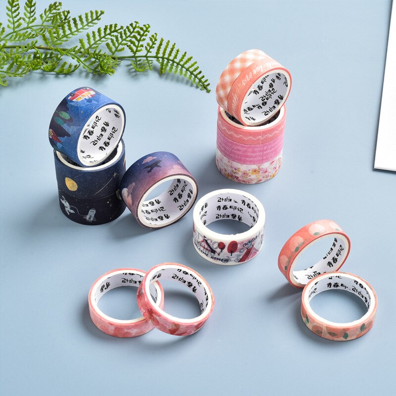 Washi tape kirsebærblomst vaskebånd brevpapir sommerdekorasjon washi tape sett cintas decorativas blomst maskebånd