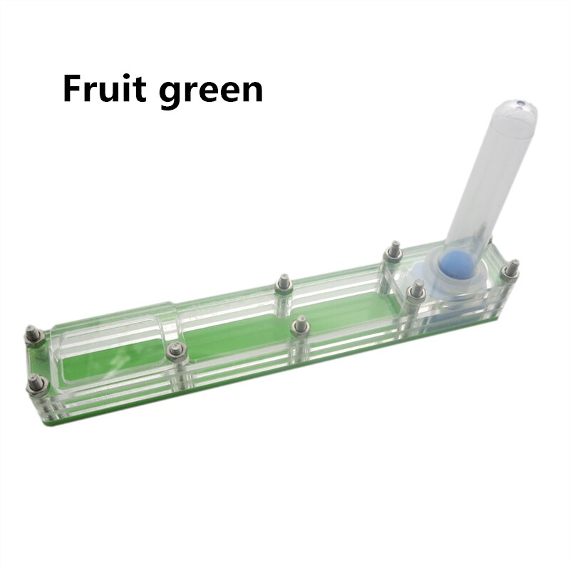 Small ant farm with Active Zone Water pipes provide humidity Suitable for the queen of ants 14*2.2*1.6cm: Fruit green
