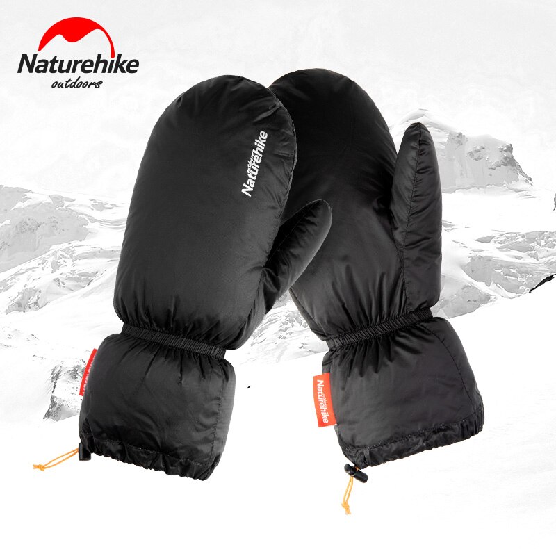 Naturehike Goose Down Gloves Unisex 50g Ultralight Snow Gloves Winter Warm Goose Down Gloves Waterproof Skiing Supplies Warm