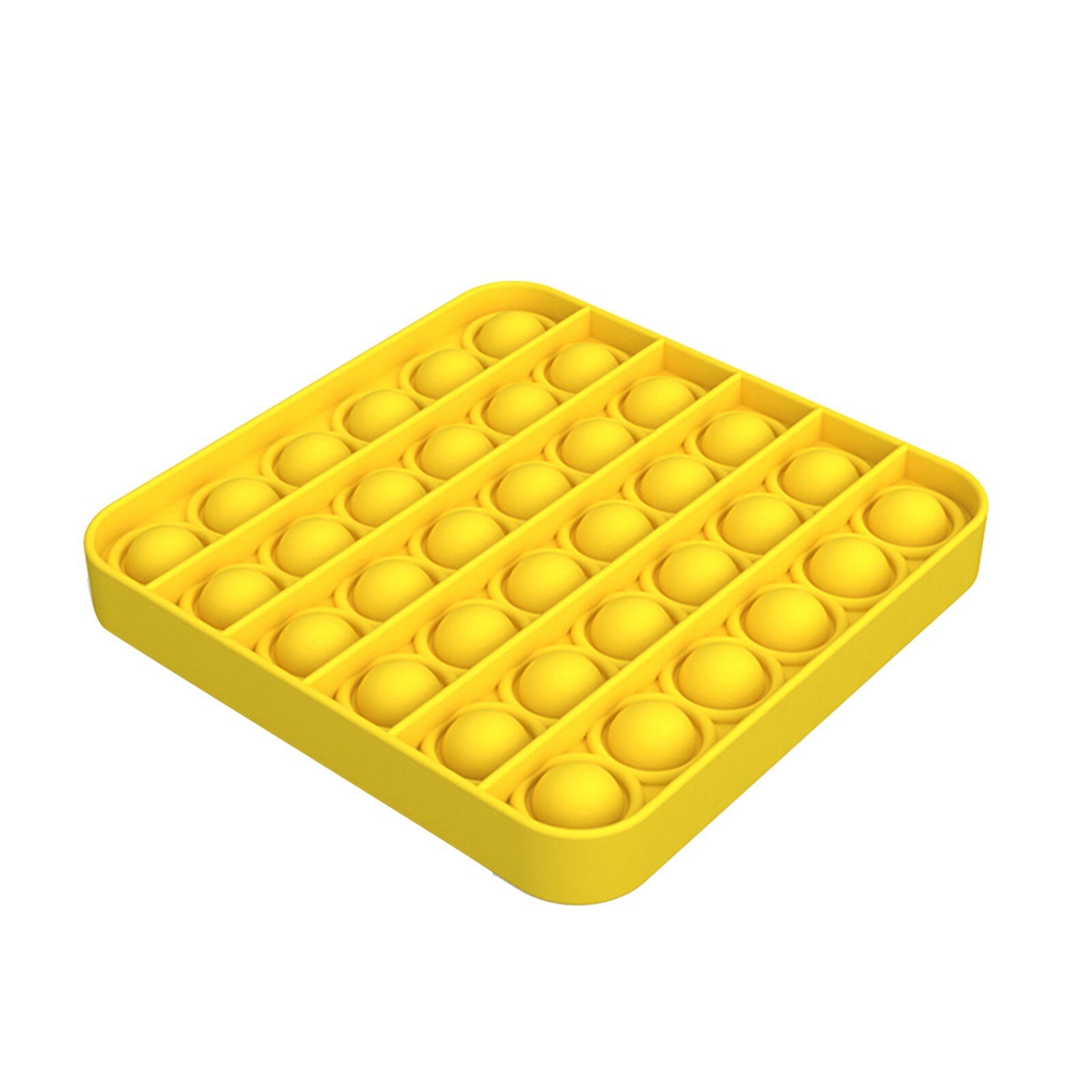 D Push Bubble Sensory Toy Autism Special Needs Stress Reliever Stress Increase Focus Educational Squeeze Toy DIY Craft Storage: YE