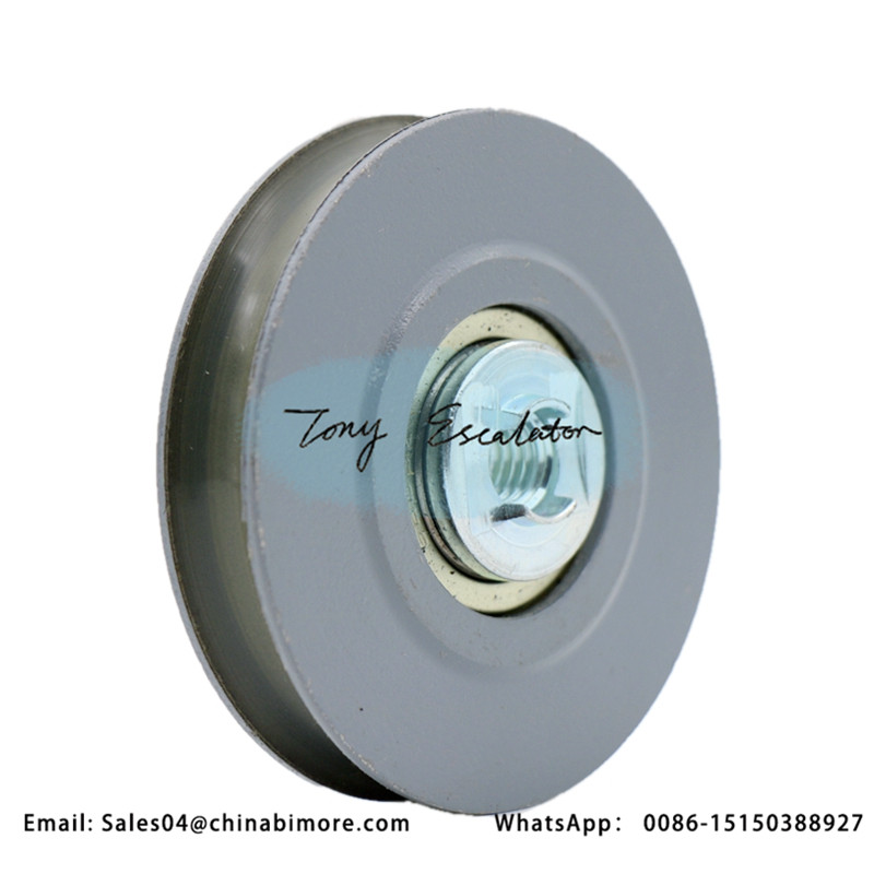 Elevator hanging wire rope wheel hanger plate wheel roller 72*14*6203
