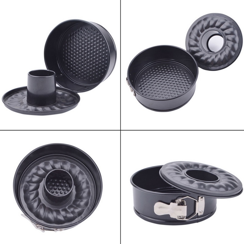 Urijk 7 zoll Nicht-Stock Kohlenstoff Stahl Springform Pfanne Kürbis Pfanne Runde Kuchen Pfanne Backformen Kuchen Backen Formen Küche liefert