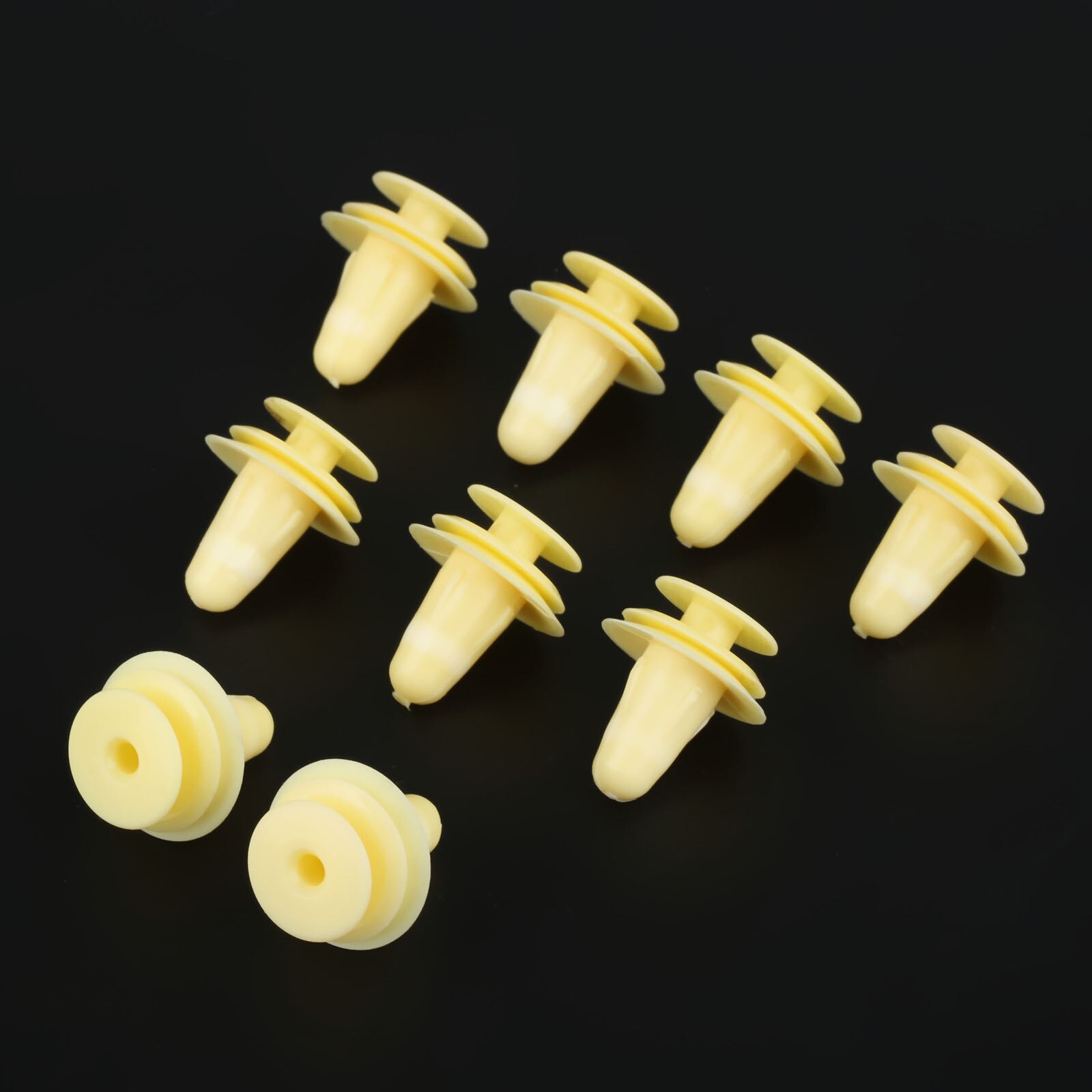 50 stuks Plastic Rivet Auto Fasteners Clip 9.5mm Gat Auto Portierbekleding Retainer Clips Voor Toyota Mazda Isuzu