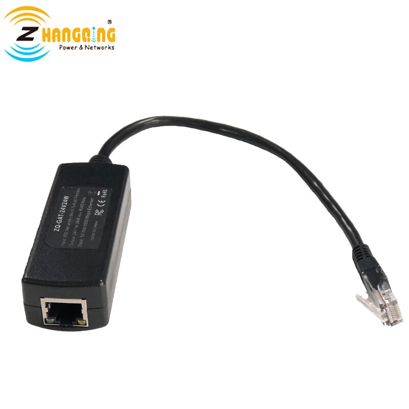 Convertidor PoE de 48V a 24V, 24V, 24W, dispositivo de Routerboard PoE de 24V a 24V de 802.3af