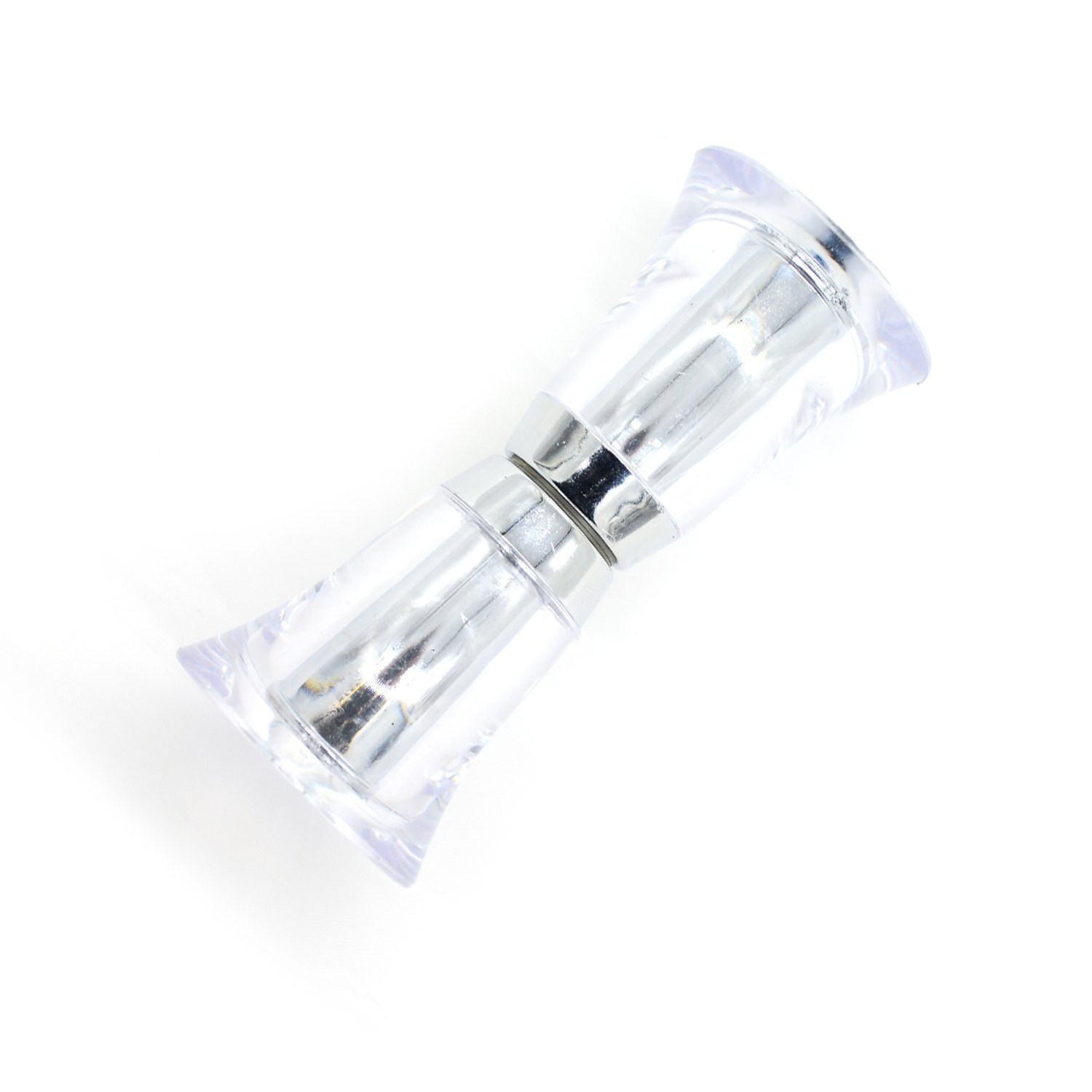 2 pair x Shower Door Handle/ Knob Clear Acryl Cone shaped