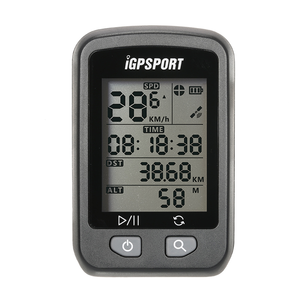 IGPSPORT Oplaadbare IPX6 Waterdichte Auto Backlight Screen Fiets Fietsen Cycle Fiets GPS Computer Kilometerstand met Mount: Default Title