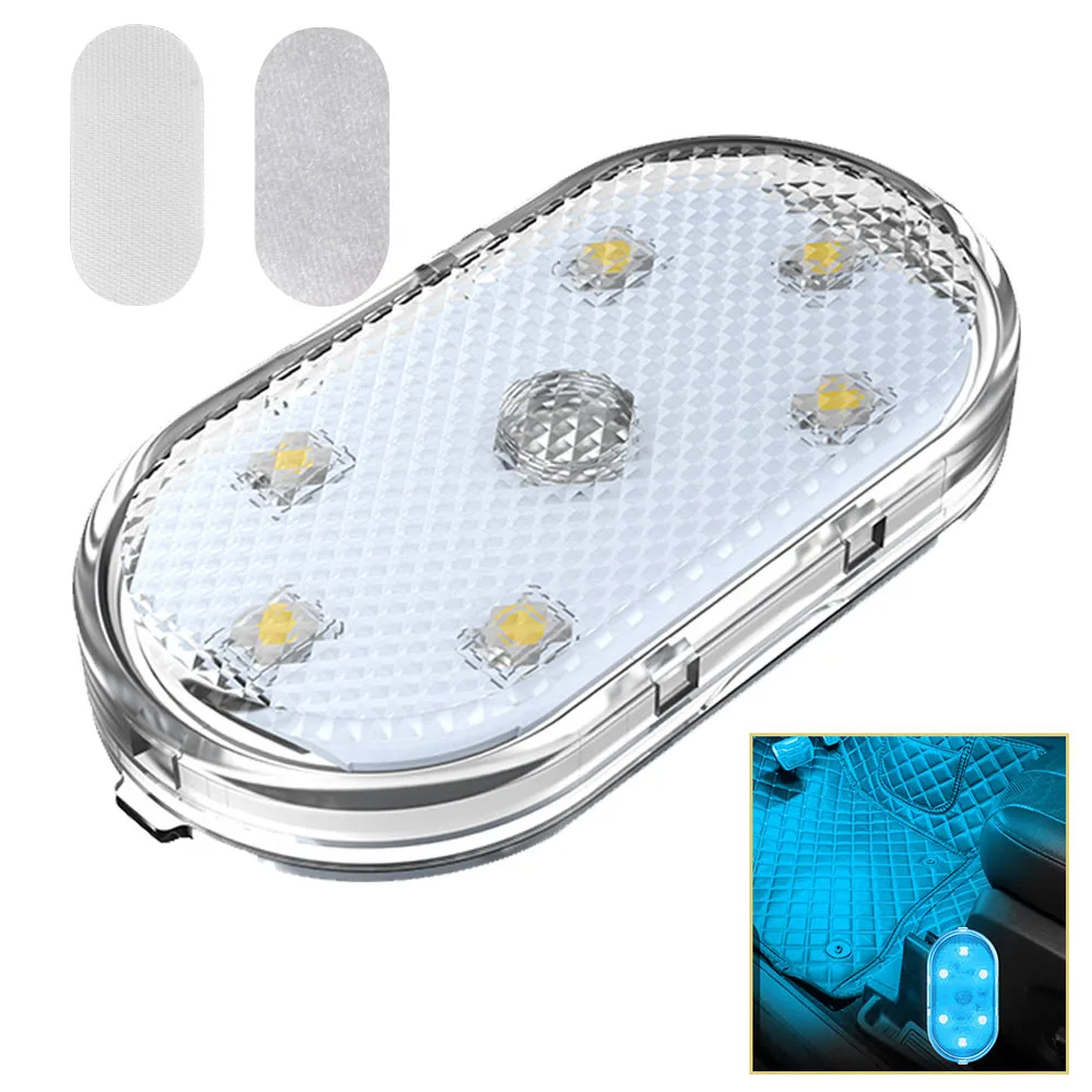 Touch Light Indoor Auto Led Plafond Lamp Interieur Touch Led Verlichting Plafond Licht Auto Dak Lights Auto Interieur Verlichting: Deep Blue