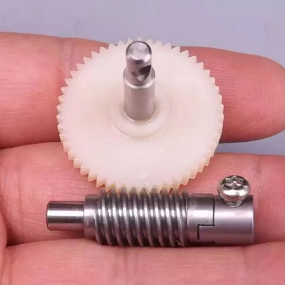 1 Juego de engranaje reductor helicoidal de plástico conjunto de engranajes reductores de velocidad de rueda de Metal para accesorio DIY