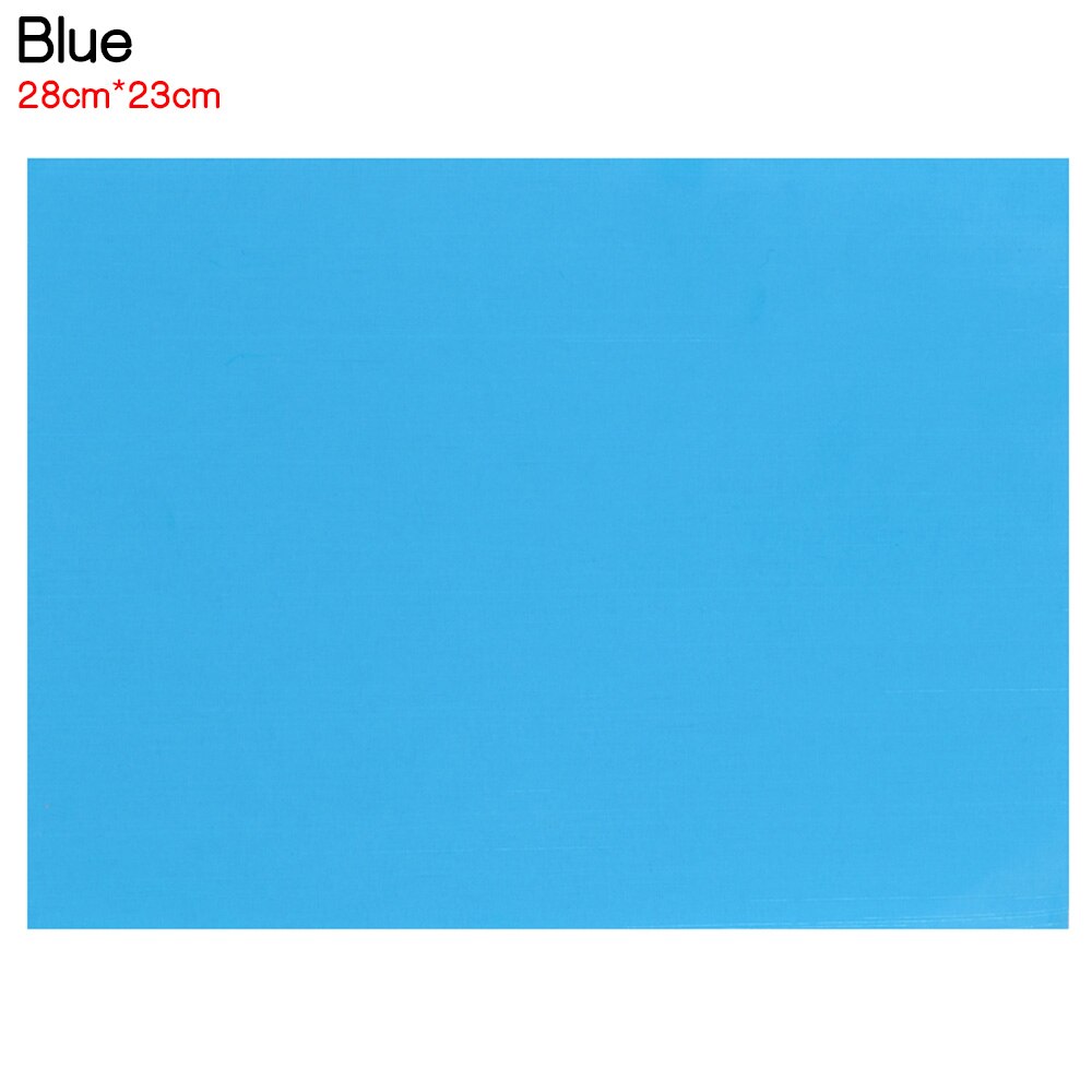 Paño de papel de carbono soluble en agua de colores, revestimientos orgánicos, papel A4 para trazar, accesorios de costura de transferencia de dibujo, 10 piezas: blue B