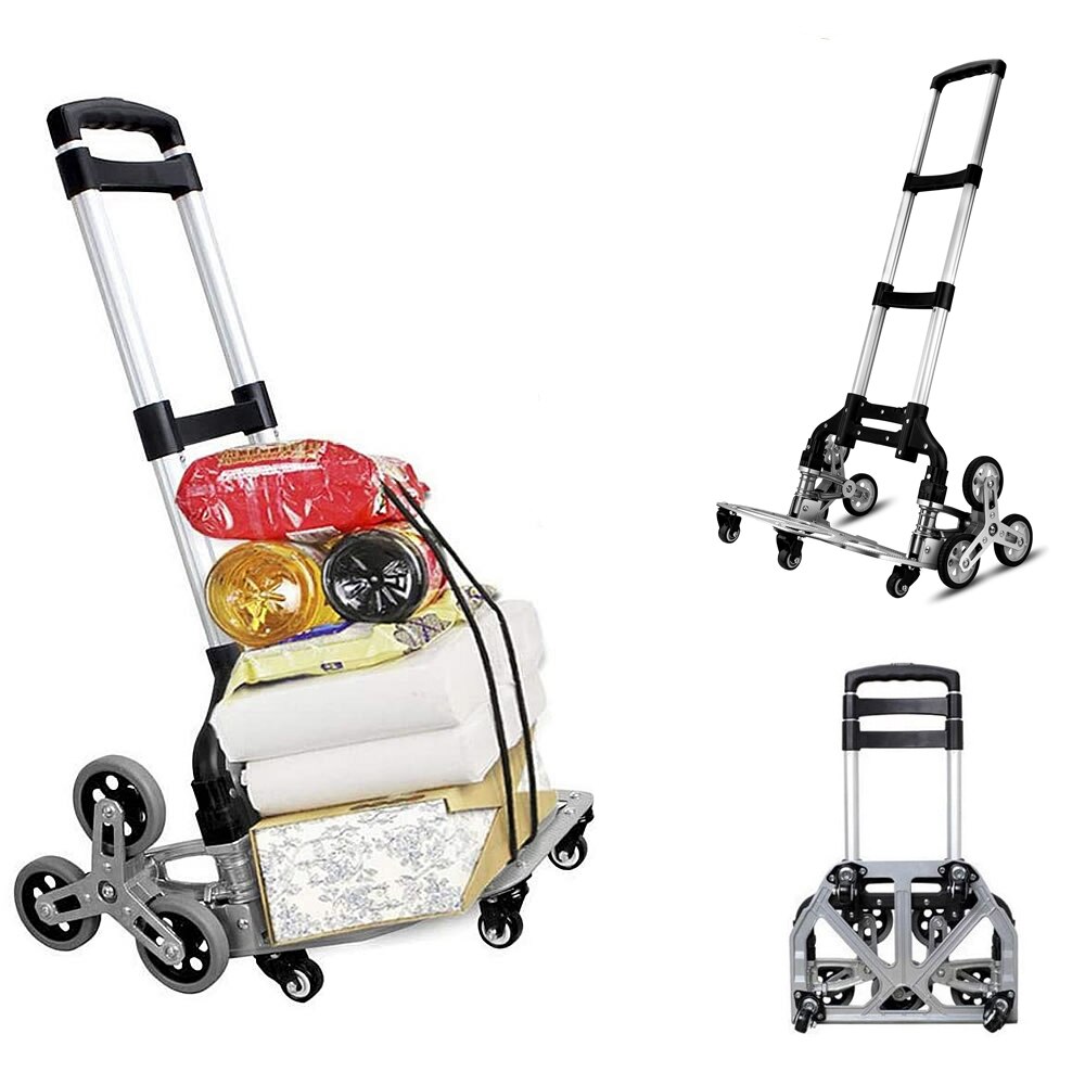 Carrito de mano plegable de alta resistencia para uso doméstico, carretilla de viaje, equipaje, compras, portátil, 40kg