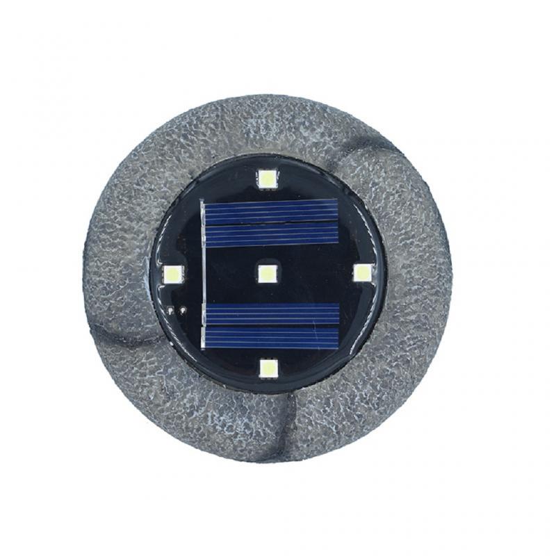 LED Solar Stone Lamp Outdoor Waterproof Simulation Stone Underground Light Solar Garden Courtyard Lawn Light: B