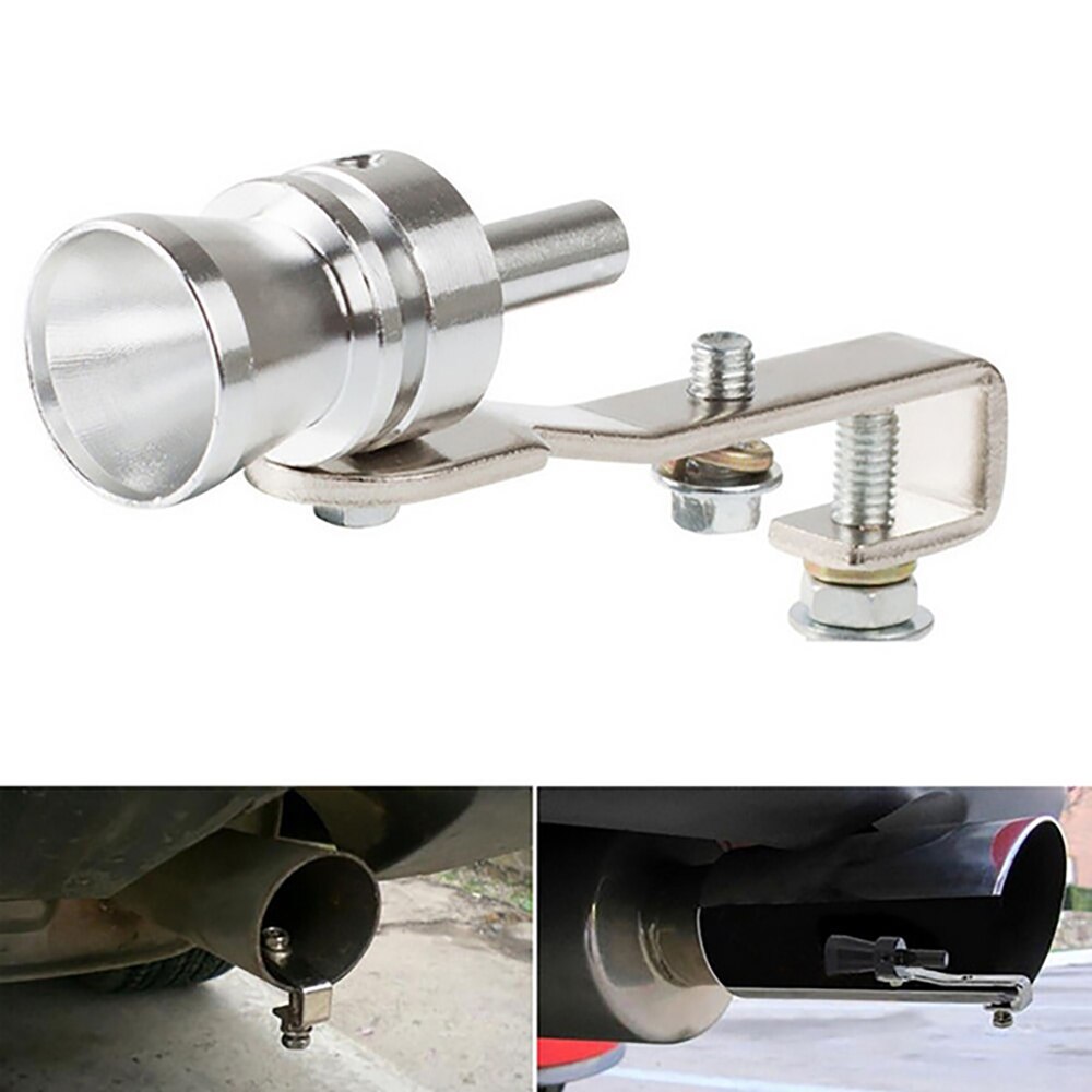 Car Tuning Turbo Whistle Silver Universal Fitment for All Vehicles Models 19mm Diameter Car Accessories