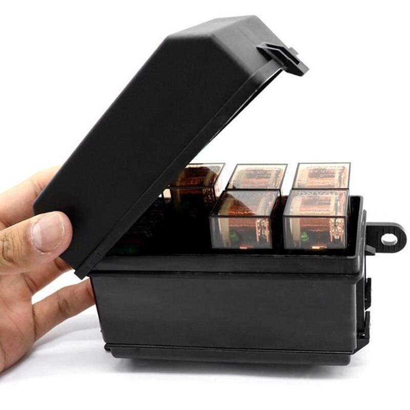 Wasserdichte Relais-Box 12V - 6 Relais + 11 Sicherungen