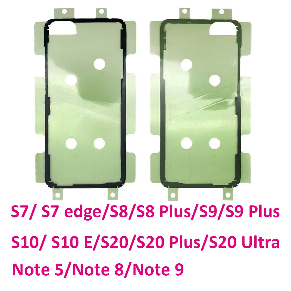 Powrót baterii naklejki klej taśma klejąca do Samsung Galaxy uwaga 5 S7 / S7 krawędzi S8 S9 S20 Plus S10 S10e S20 Ultra wodoodporna