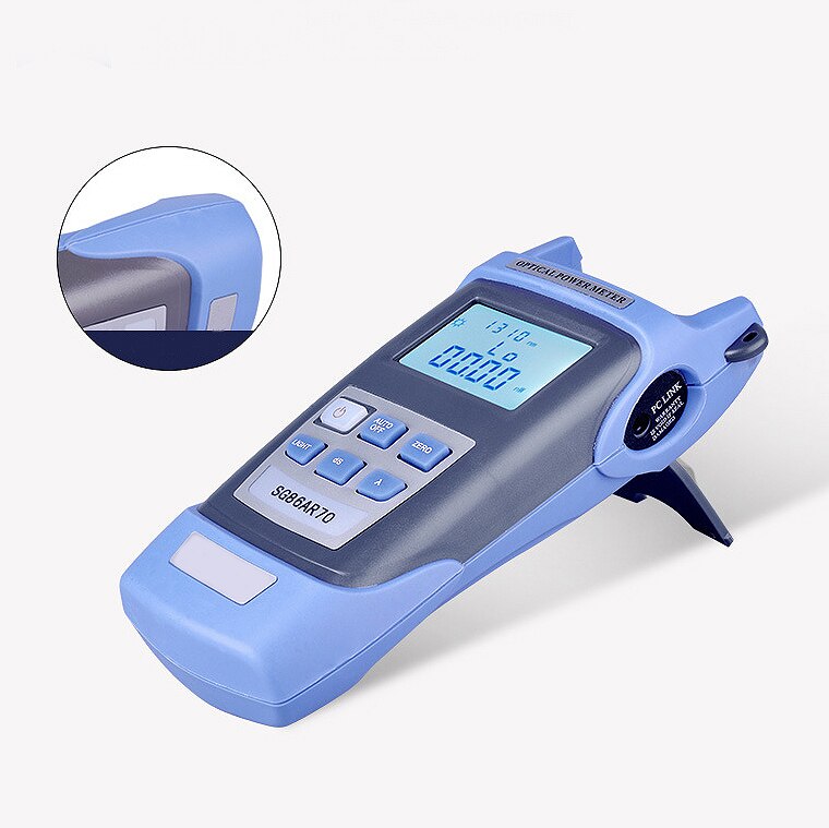 Handheld Optical Power Meter High Precision Optical Fiber Tester Optical Attenuation Test With Fc/Sc Adapter