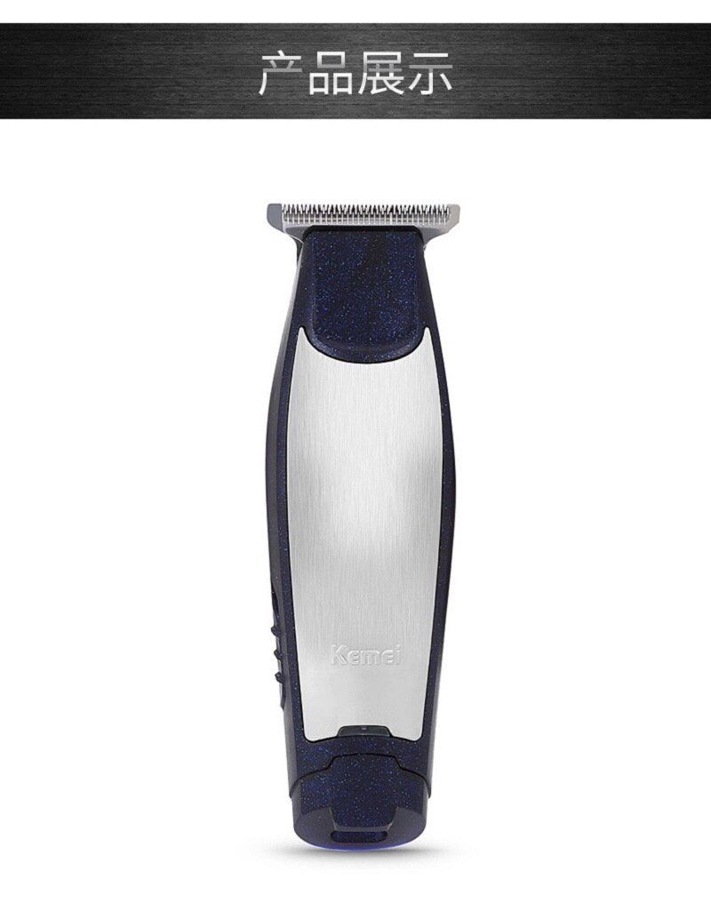 Kemei 3 en 1 tondeuse à cheveux professionnelle Rechargeable 0mm tondeuses à cheveux à baldaquin coiffeur coupe de cheveux Machine avec câble USB