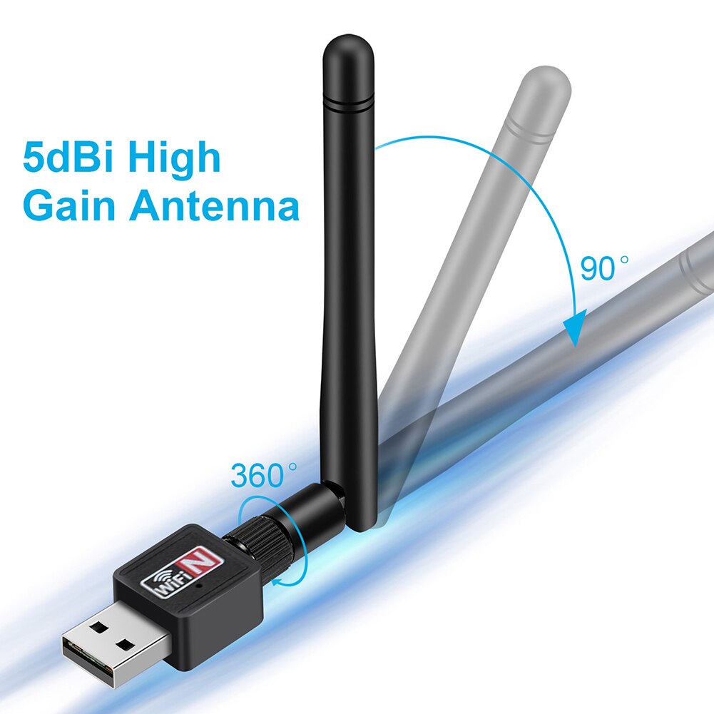 USB Wifi Adapter Antenna 150Mbps Mini Wireless Network Card Wi-fi Adapter 802.11g/n LAN Ethernet USB Wifi Dongle For Laptop PC