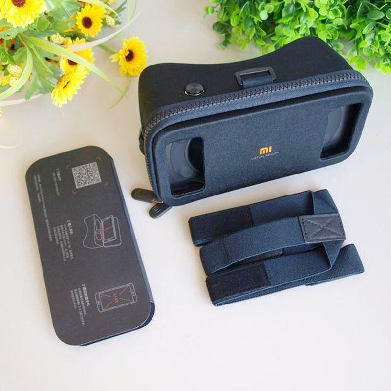 Xiaomi Original VR gafas de realidad Virtual 3D mi VR 1C caja para Iphone 7 6 6s plus 4,7-5,7 pulgadas caja de venta al por menor de teléfonos móviles