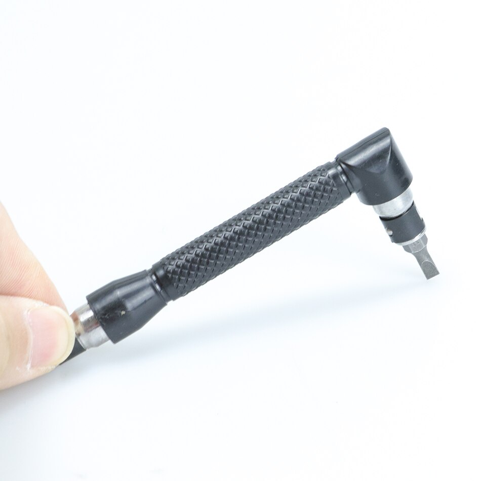 10 in 1 Angle Dual Head L-shaped Mini Socket Wrench 1/4" 6.35mm Socket Screwdriver Bits Key Utility Tool Screwdriver Bit Drill