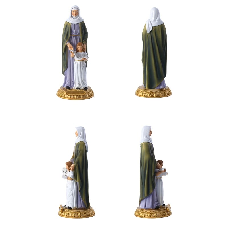 Zwangere Maagd Maria Beeldje Maagd Maria Religieus Beeldje Hars Madonna Standbeeld Atholic Religieus Decor Ornament Voor Huizen