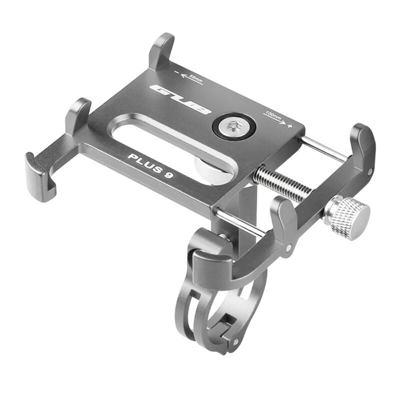 GUB PLUS 6/9-soporte para teléfono móvil ajustable, duradero, portátil, práctico, para patinete, bicicleta, adecuado para xiaomi: GUB PLUS  9 Silver