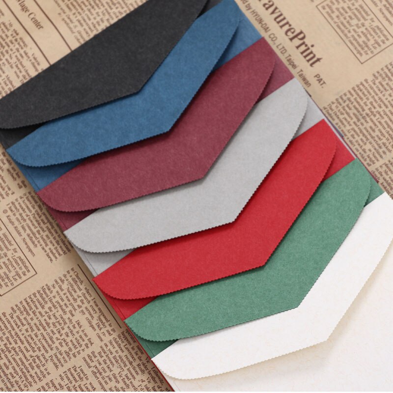 40pcs/lot Retro Paper Blank Paper Window Envelopes Wedding Invitation Envelope Thick Envelope