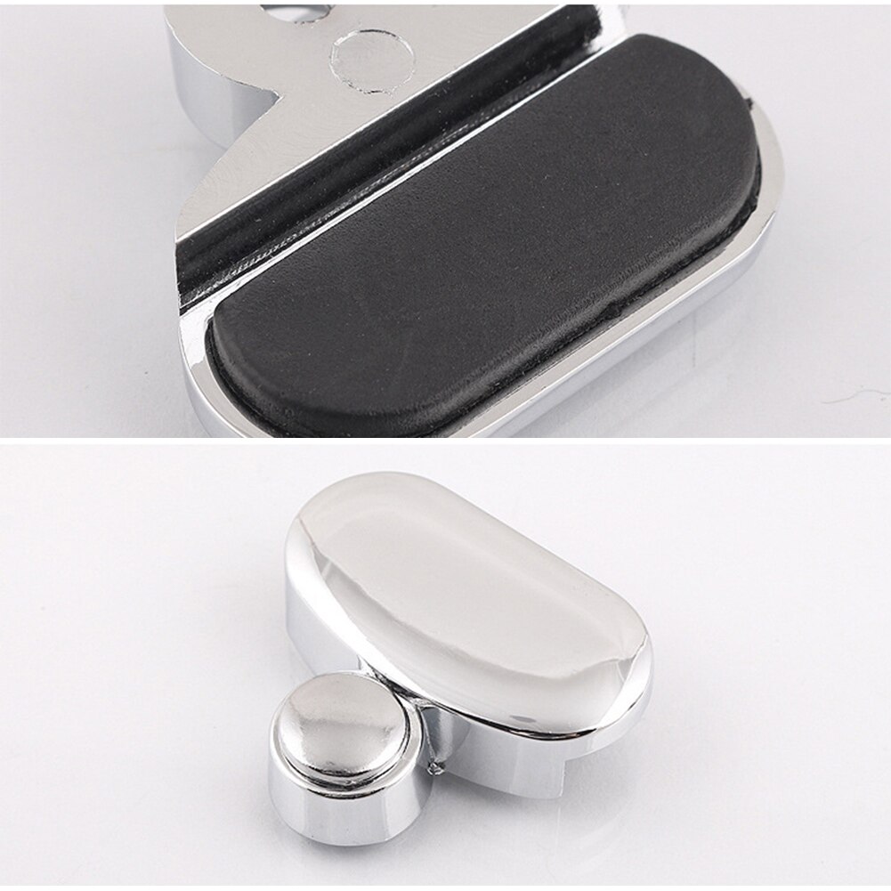 4 stk hylde support badeværelse tilbehør glas klemme fast montering holder zinklegering rustfrit spejl klip hardware hjem moderne