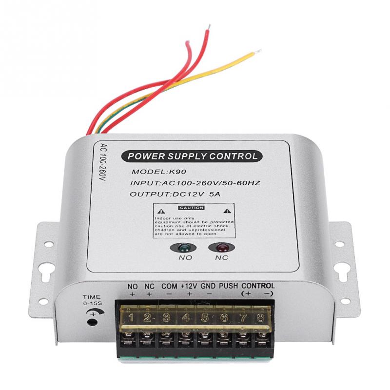 K90 Superieure DC 12 V Deur Toegangscontrole Systeem Schakelaar Voeding Adapter 5A/AC Sterke Anti -interferentie 110 ~ 240 V