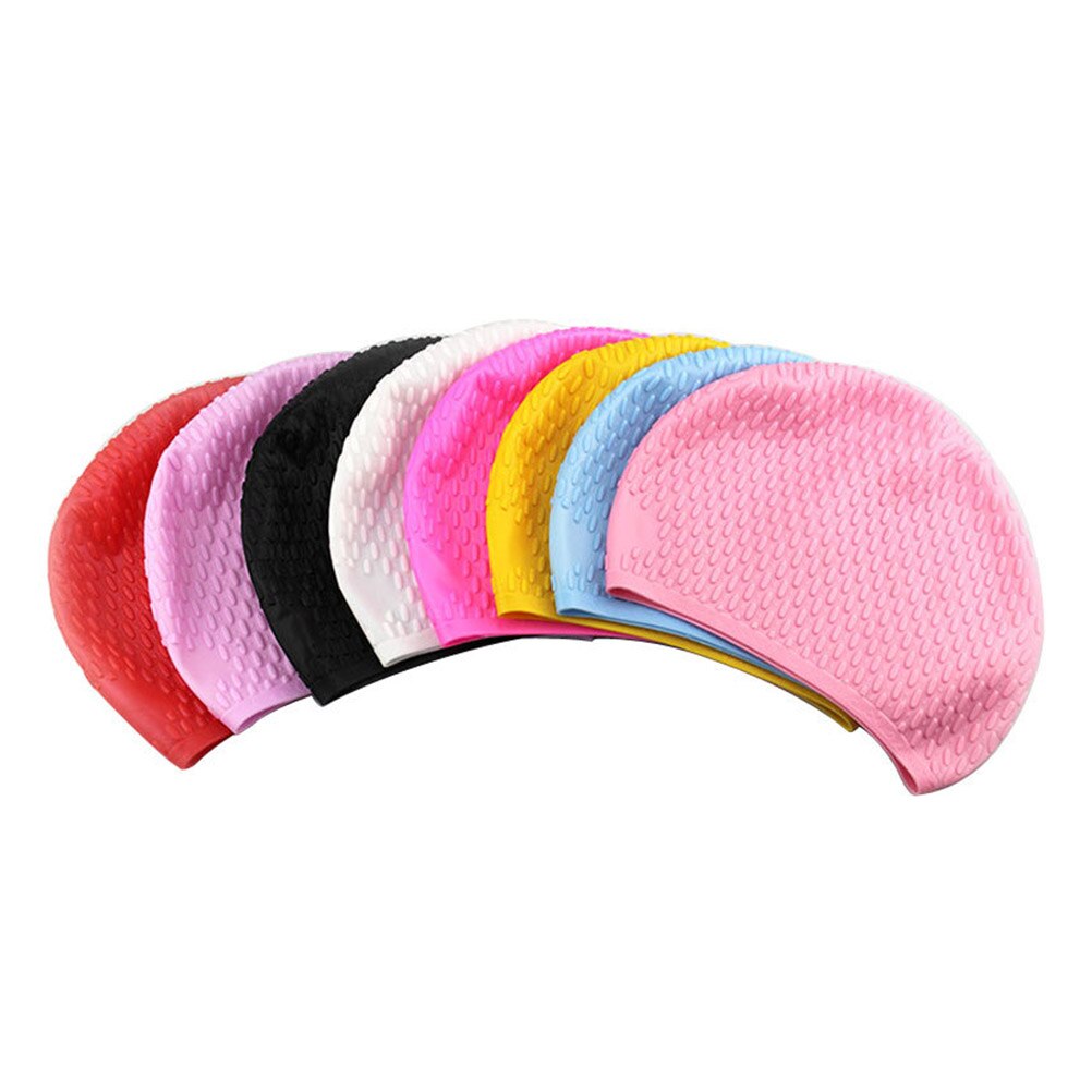 1pc Swimming Cap Useful Durable Practical Long Hair Ear Protection Swim Caps for Female Ladies Women