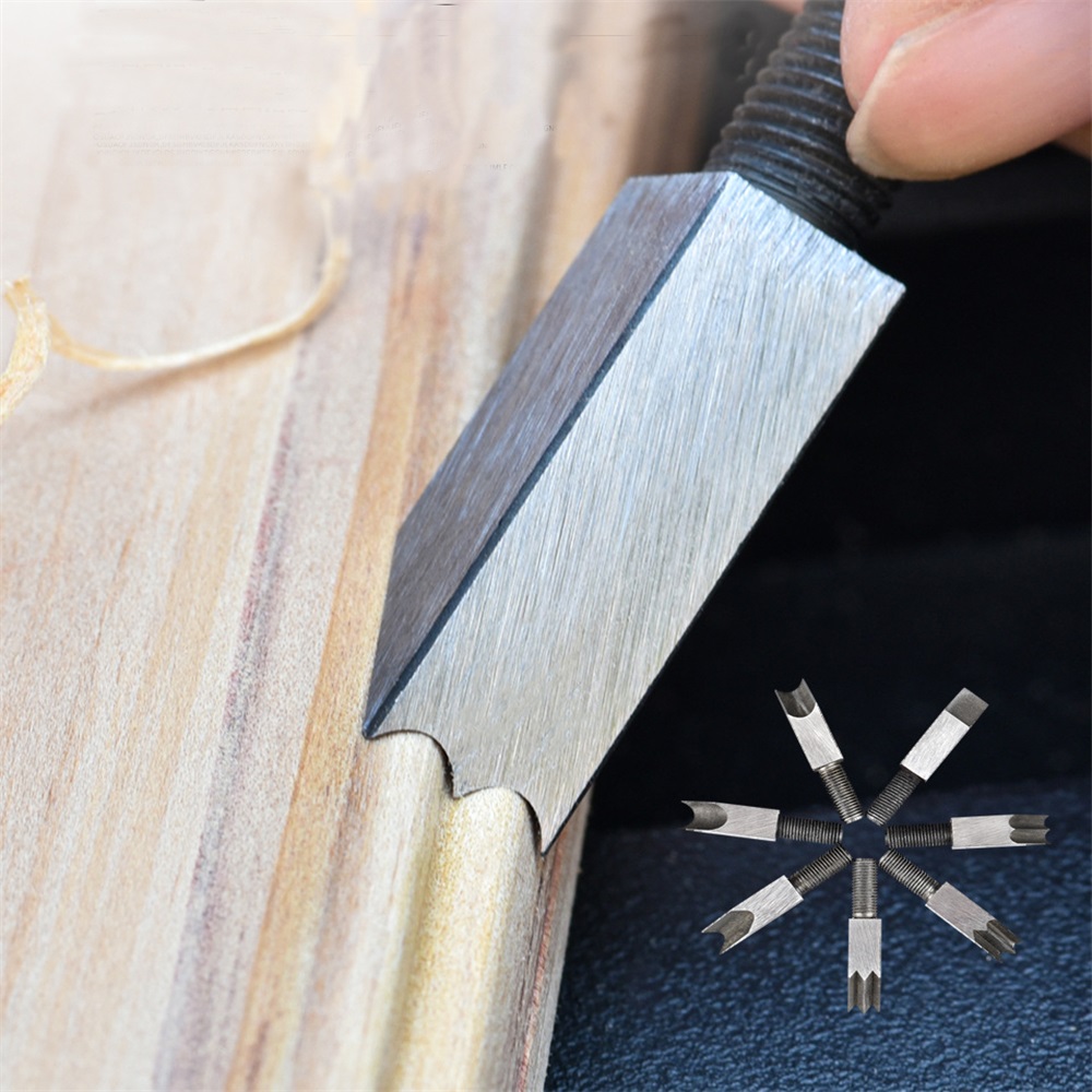 Multi-specification Cutter Head For Woodworking Planer Edge Corner Plane Planer Chamfering Trimming Hand Planer 1 Pcs 7 Pcs
