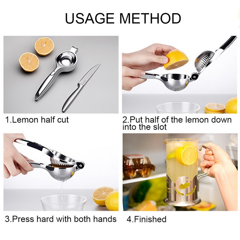 Handmatige Citruspers Hand Citruspers Citroen Fruit Juicer Citrus Persmachine Rvs Accessoires Voor Keuken