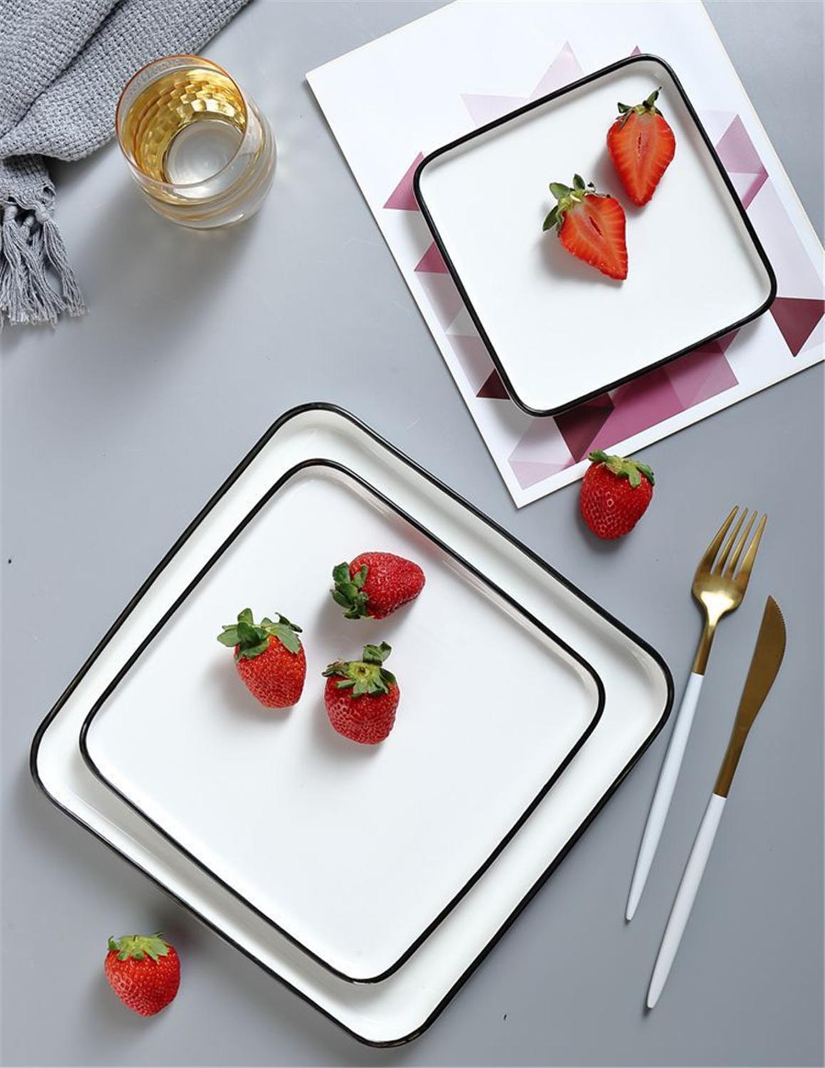 Top grade ceramic family steak plate