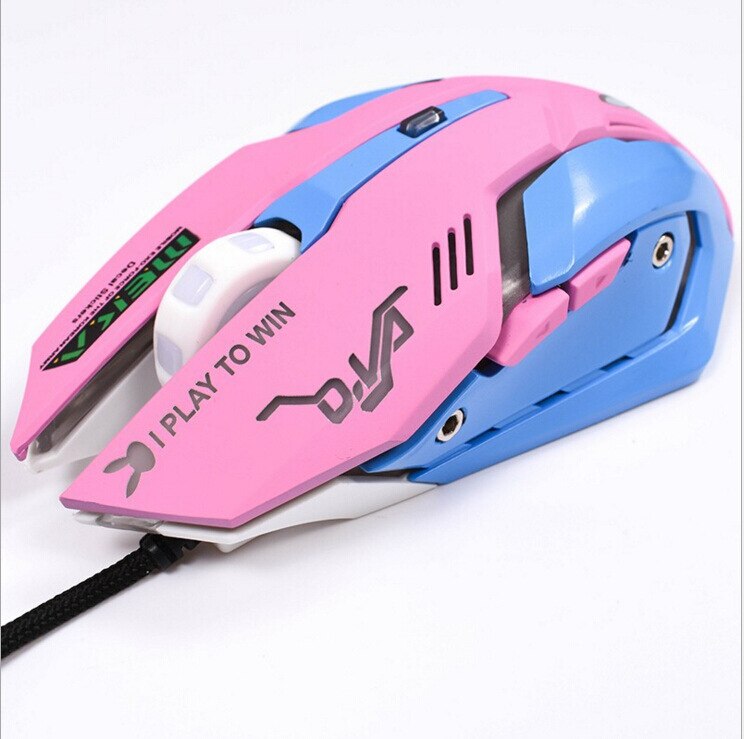 Gaming Mouse Gamer 6 Button 3000DPI Wired Ergonomic Mouse Computer Mouse Silent USB PC Mice with Backlight for Laptop: Colorful sound