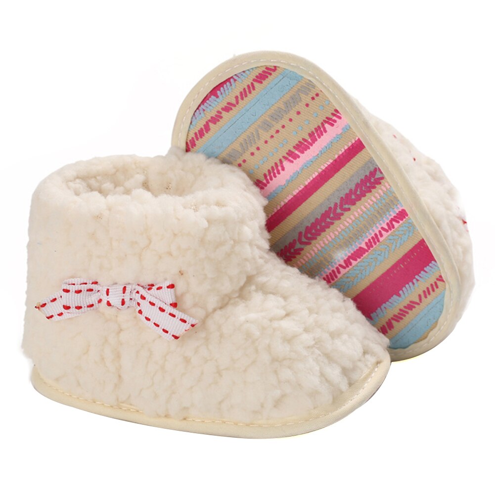 bambino Accessori Bambini Inverno Stivali Da Neve Caldo Appena nato Della Ragazza Del bambino Stivaletti Morbida Suola Pelliccia Scarpette da culla 0-18M