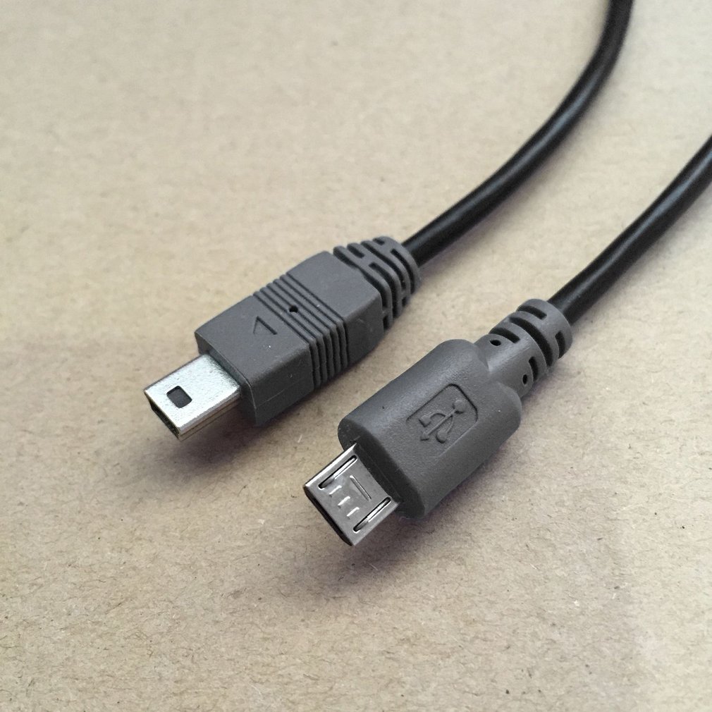 20cm Micro USB to Mini USB OTG Cable Male to Male Converter Adapter Data Charging Mini 5-pin USB Extension Cable