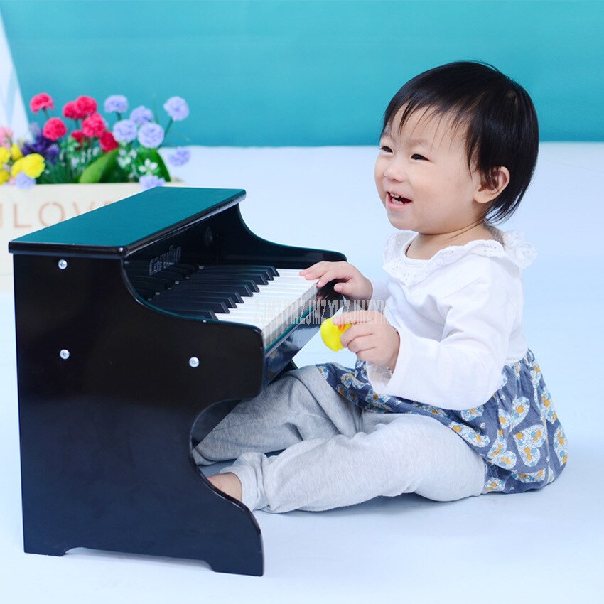 Teclado electrónico de 25 teclas para niños, Piano eléctrico de madera, instrumentos musicales, juguete educativo, de cumpleaños, ESM-2518