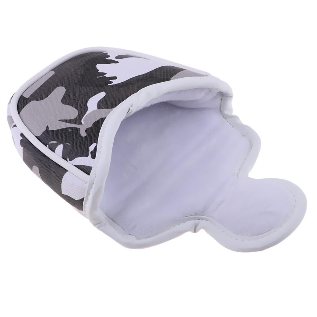 Camouflage Golf Club Abdeckung Mallet Putter Headcover Halbkreis Zentrum Putter Hülse Club Kopf Protector