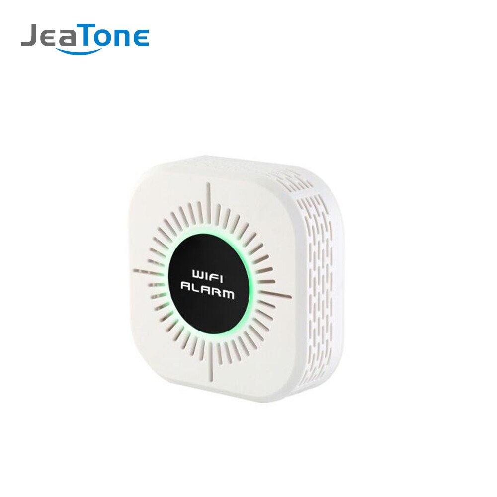 Jeatone draadloos huis inbreker wifi alarmsysteem beveiliging app controle engels android ios pir-sensor deur raam detector alarm