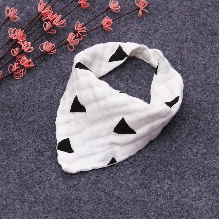 Mooie Baby Slabbetjes Jongen Meisje Bandana Water Absorberen Bib Burp Doek Driehoek Cartoon Katoenen Baby Sjaal Burp Dubbele Snap Baby accessoire: 5