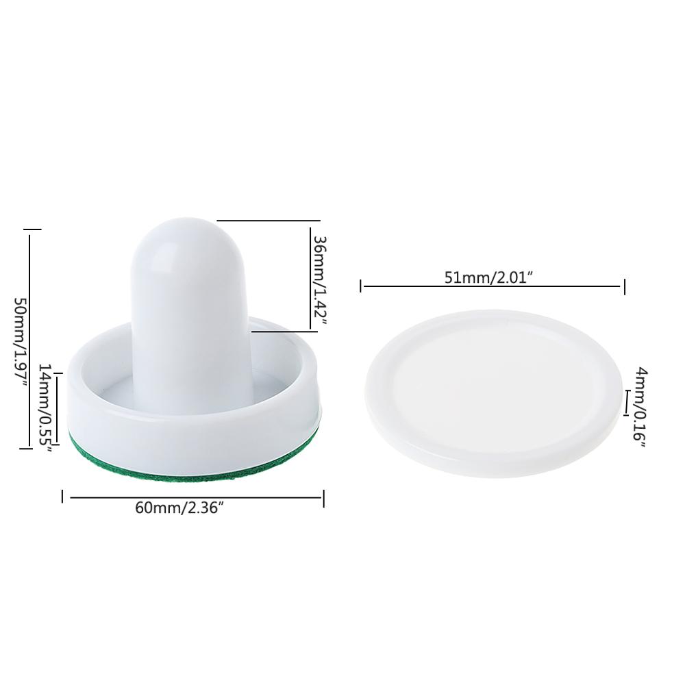 White air jääkiekko tarvikkeet 50mm maalivahtia ja 60mm kiekkoa huopa työntönuija aikuisten pöytäpelit viihdyttävät lelut
