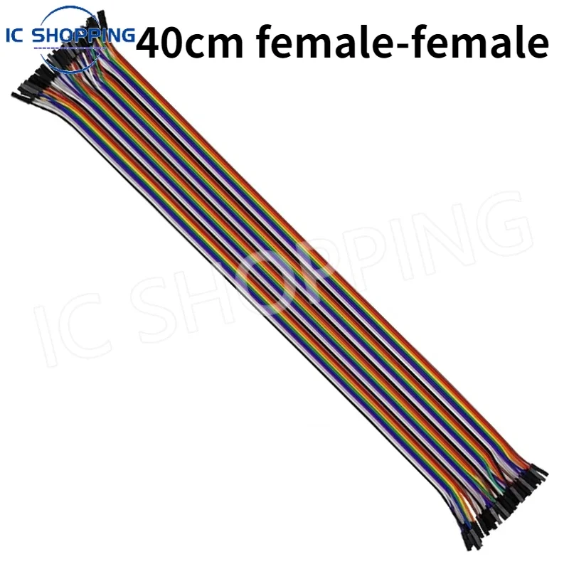 Jumper Wire 40PCS DuPont Line DuPont-kabelverbinding man op man + vrouw naar vrouw en man-vrouw voor Arduino DIY KIT: YELLOW