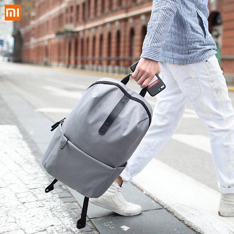 20L Xiaomi Casual Rucksack Männer Solide Polyester Mädchen Rucksäcke Reisetasche Universal Taschen College Stil 15,6 zoll Laptop Tasche