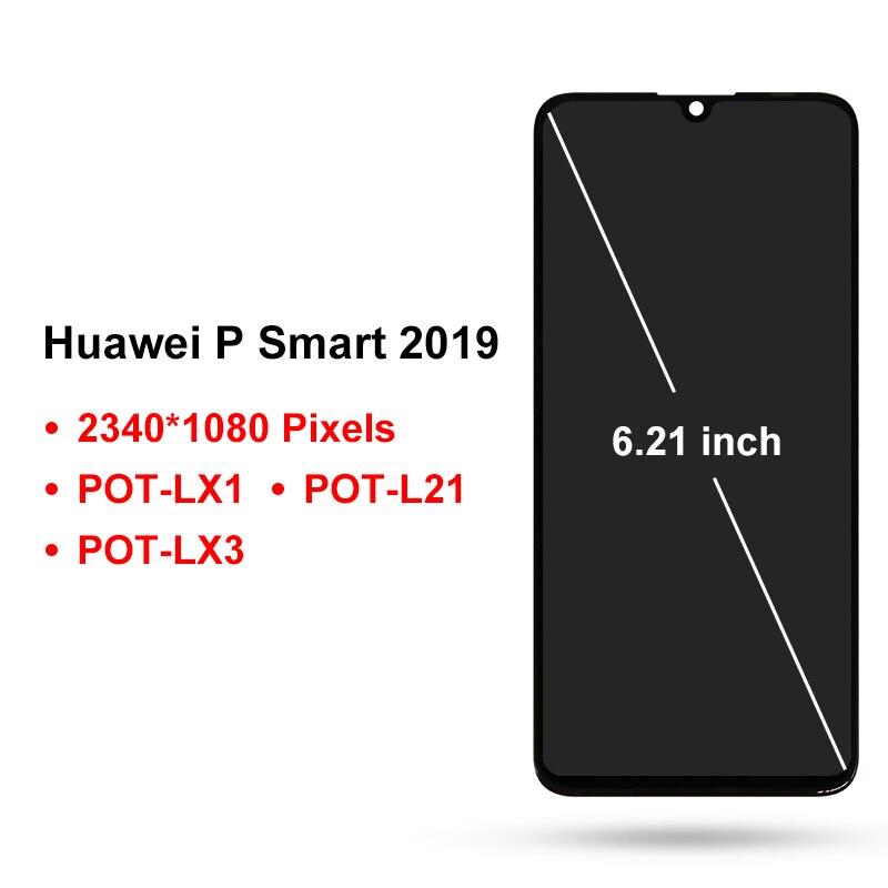 Original LCD Für Huawei P Smart LCD Display Bildschirm Touch Digitizer Montage Reparatur Teile Für P Smart LCD 10 Touch