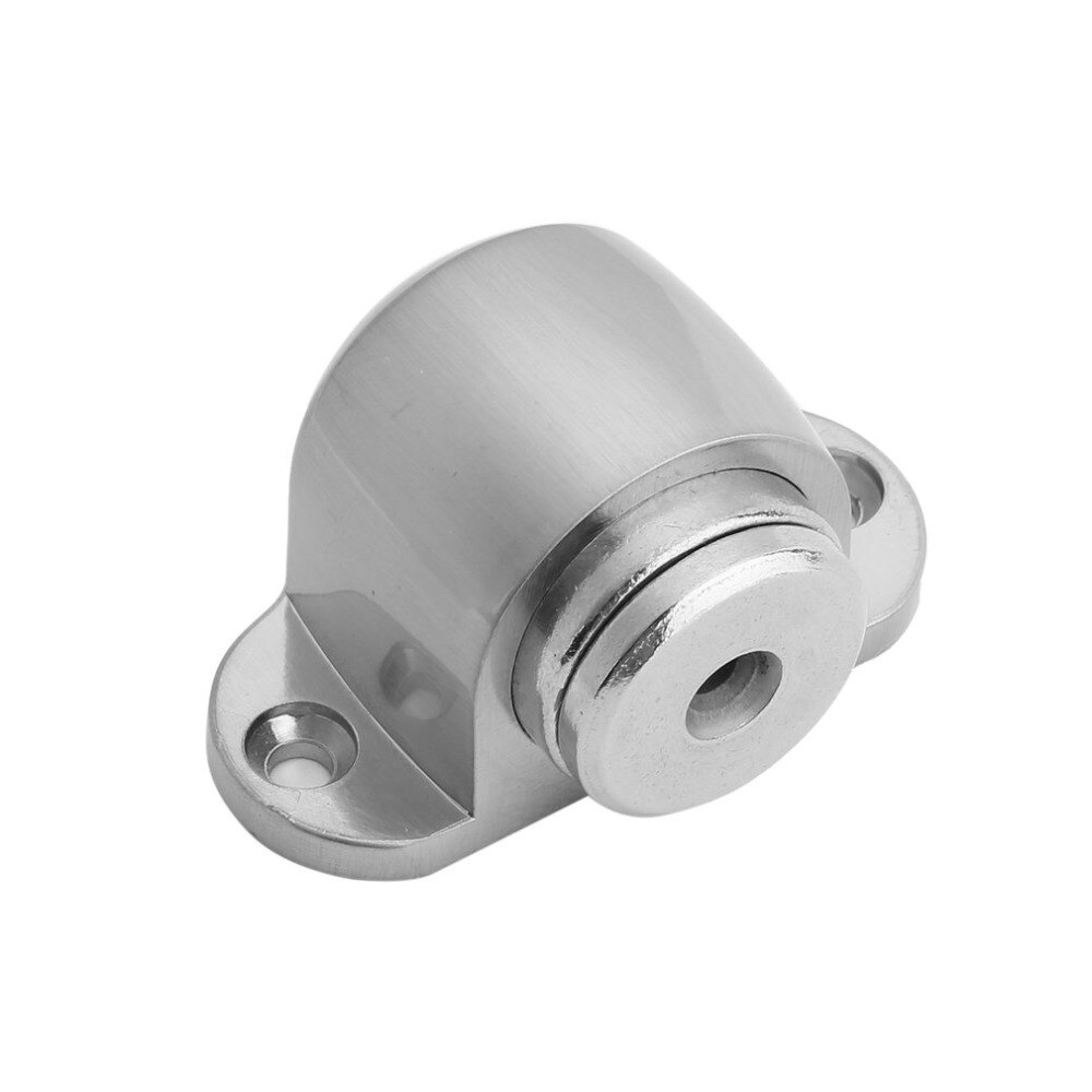 Stainless Steel Strong Magnetic Door Stopper Suction Gate Supporting Hardware Powerful Mini Door Stop with Catch Screw Mount