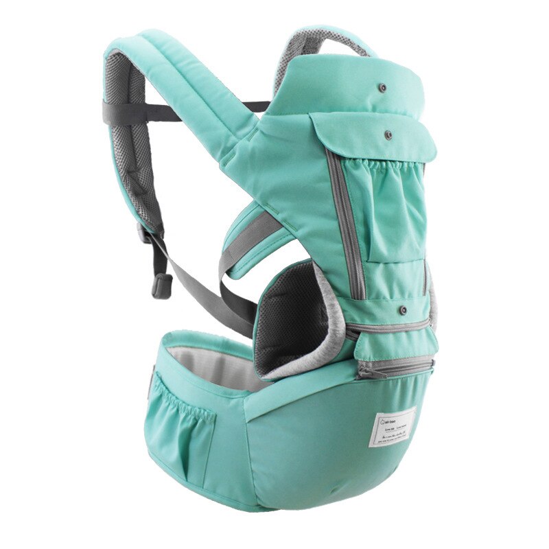 Aiebao Ergonomische Draagzak Baby Kids Rugzak Heupdrager Sling Voorkant Kangoeroe Baby Wrap voor Baby Reizen 0- 36 maanden