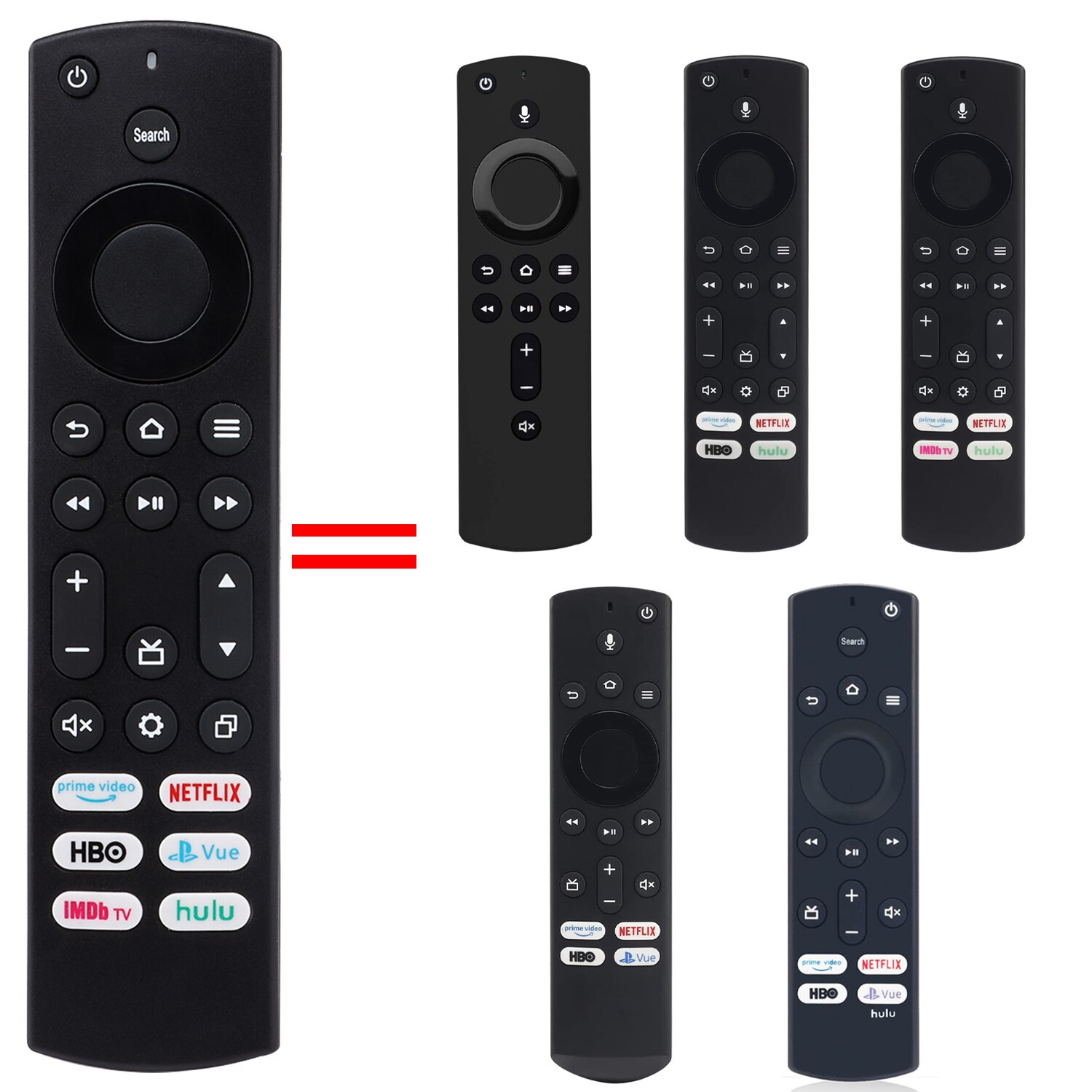 Universal Replacement IR Remote Control For Toshiba and Insignia Fire Smart TV CT-RU1US-21 NS-RCFNA-21 NS-RCFNA-20 CT-RC1US-19