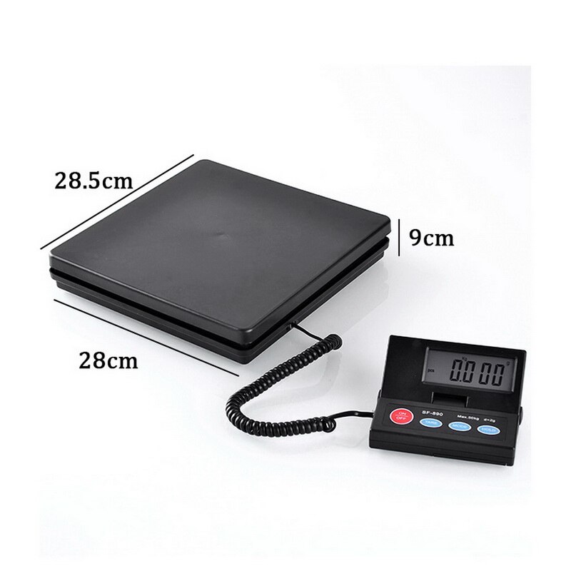 SF-890 110lb 50kg Parcel Letter Scale Postage Weighing Electronic Postal Scale Digital Weight Kitchen Scales: A 50kg 0.2g