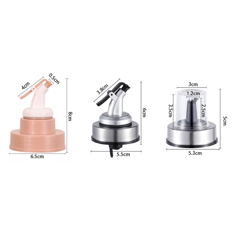 Yomdid Duurzaam Bottle Cap Stopper Voor Olie Fles Kruiden Fles Saus Azijn Olie Nozzle Spuit Verzegeld Deksel Keukengerei
