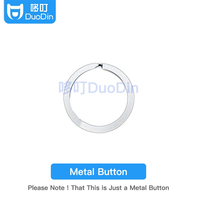 Adatto per localizzatore Apple air tag custodia in pelle dispositivo anti-smarrimento tracker etichette d'aria in pelle fibbia protettiva: Metal Button