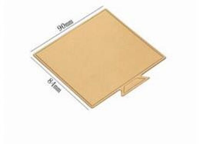100pcs Gold Paper Cake Board Cupcake Dessert Displays Tray Wedding Birthday Pastry Pad Decorating Tools: square 8cm